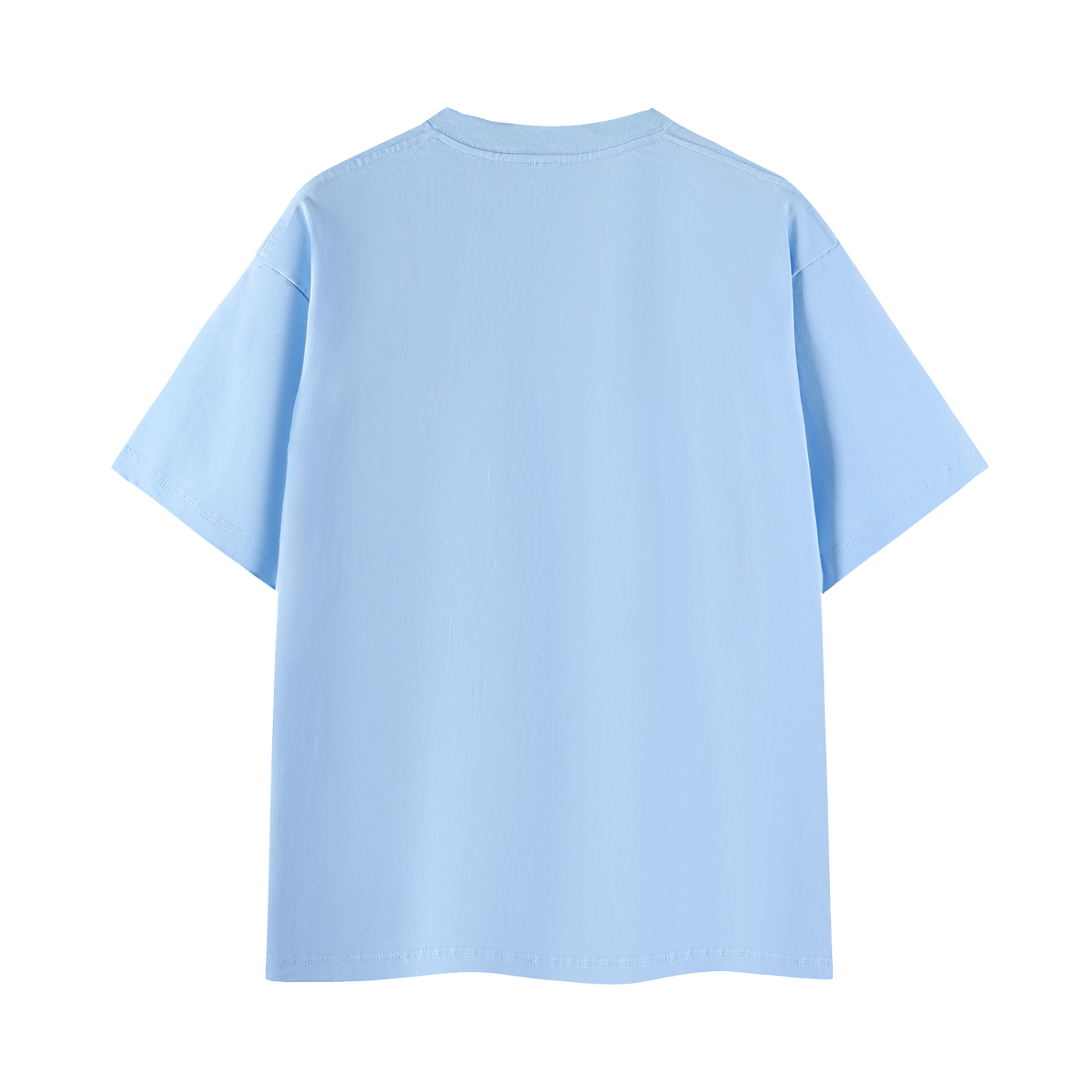 signature embroidered tee / blue