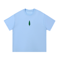 signature embroidered tee / blue