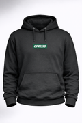 cipresso block hoodie / black