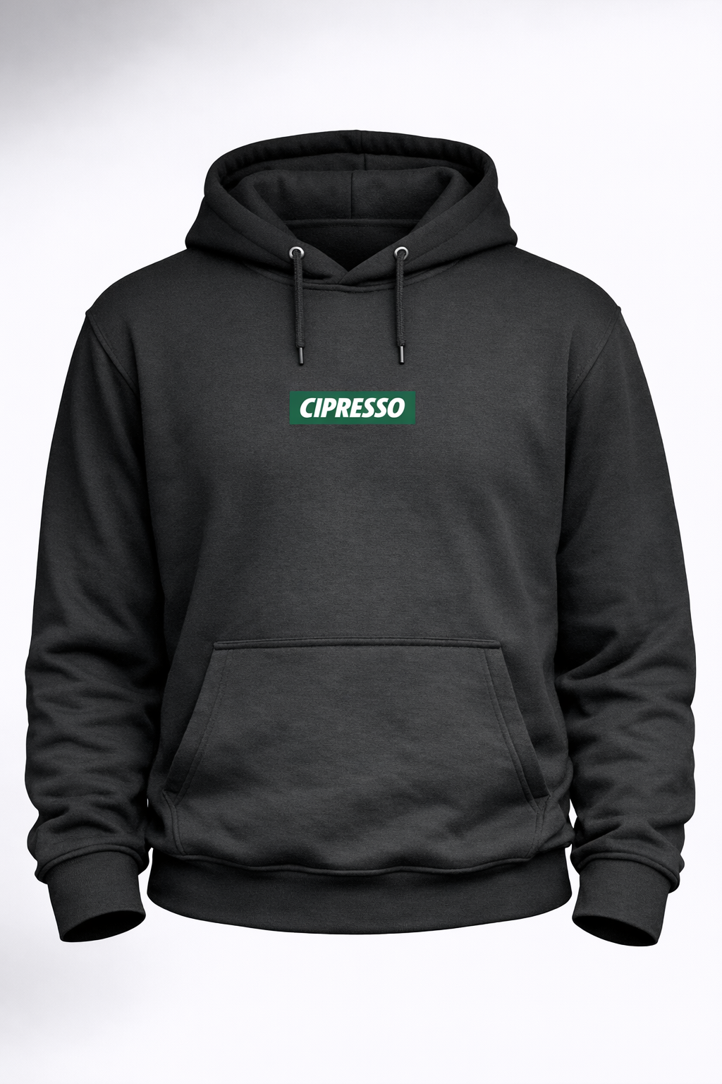 cipresso block hoodie / black