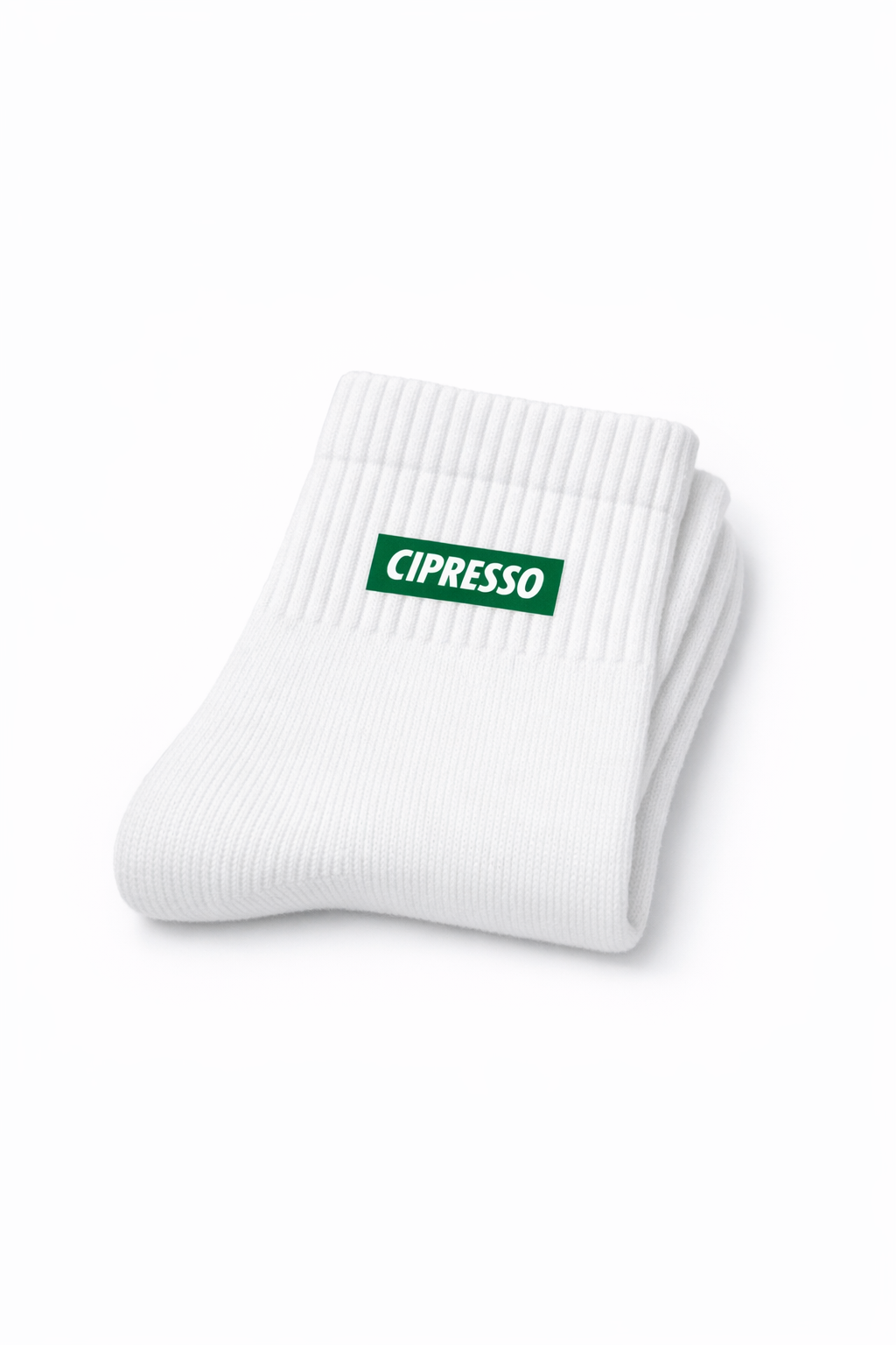cipresso block socks / white 3pk