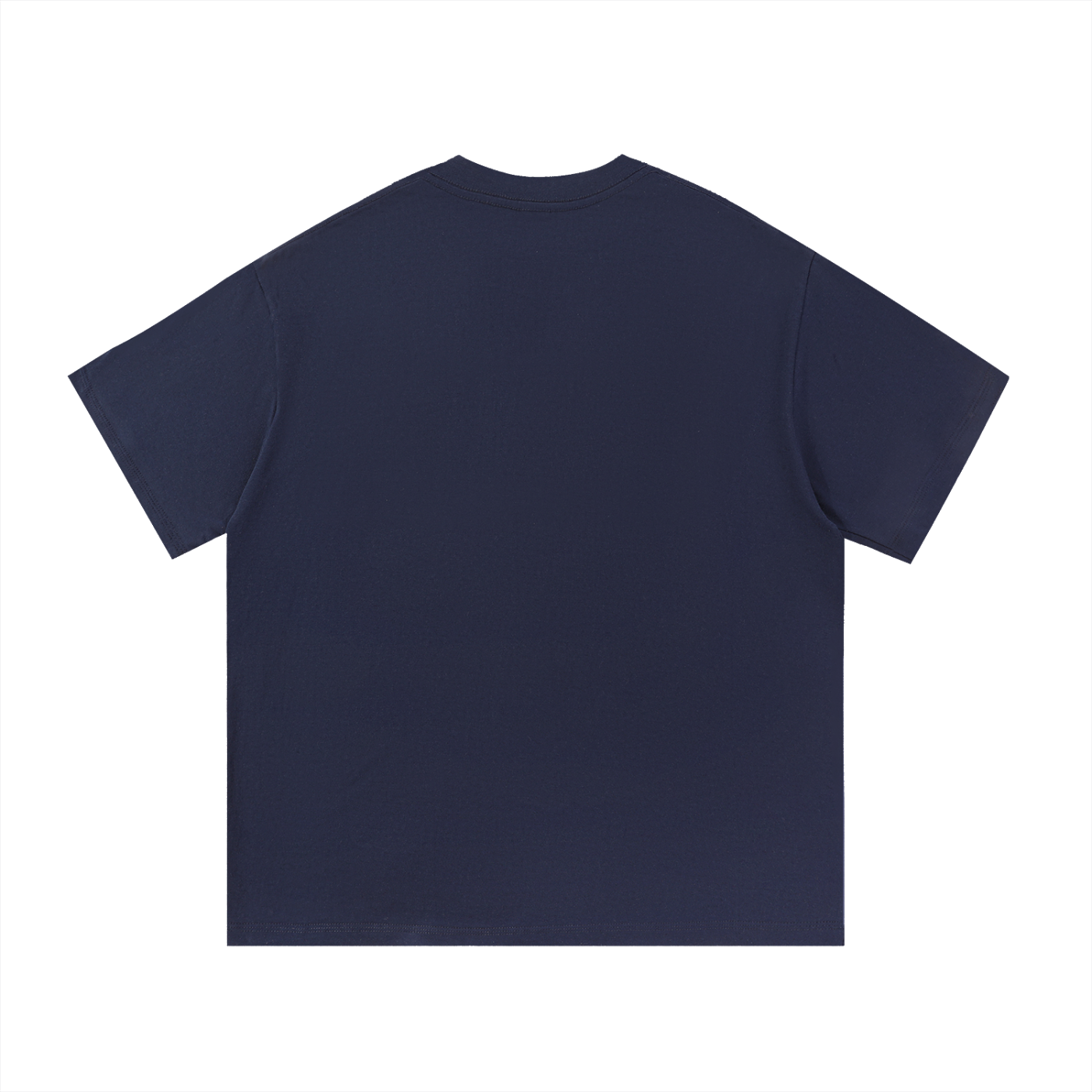 signature embroidered tee / navy
