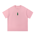 signature embroidered tee / pink