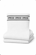 cipresso socks / white 3pk