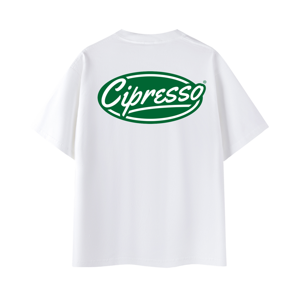 olive garden tee / white