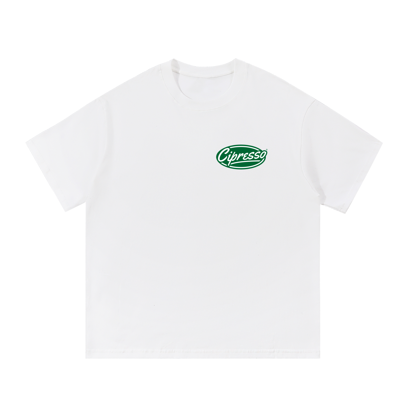 olive garden tee / white