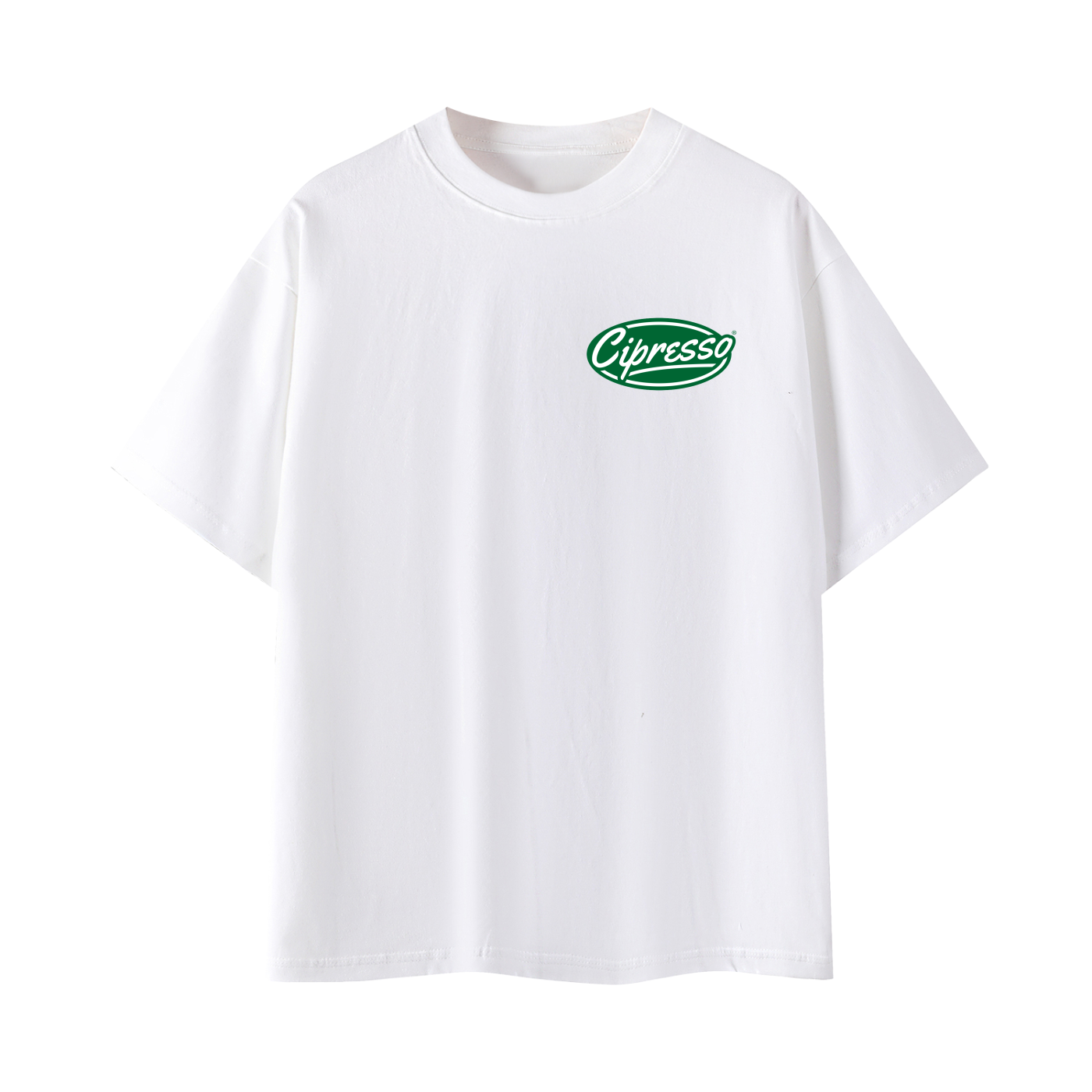 olive garden tee / white