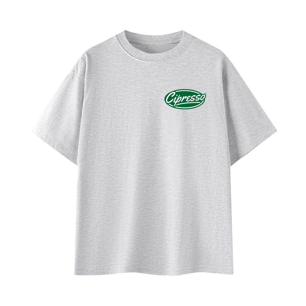 olive garden tee / grey