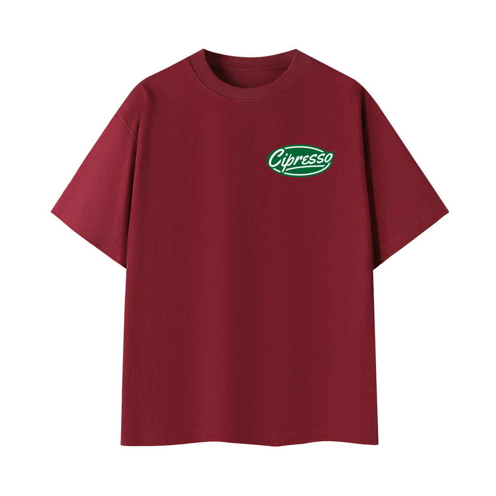 olive garden tee / wine
